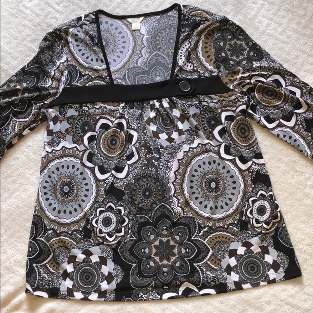 Christopher & Banks 3/4 sleeve top